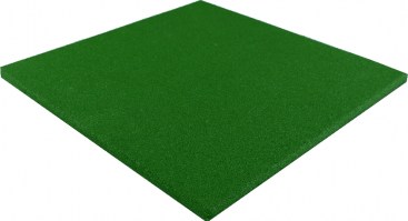 Pavimento in gomma antitrauma -  20 - 25 Colore Verde